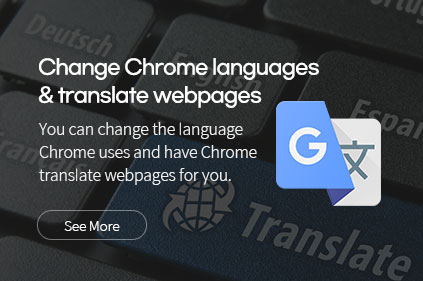 Change Chrome languages & translate webpages
You can change the language Chrome uses and have Chrome translate webpages for you.